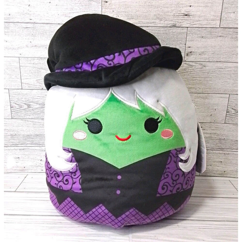 Squishmallows Mariposa Halloween Treat Pail Plush Medium Purple Black